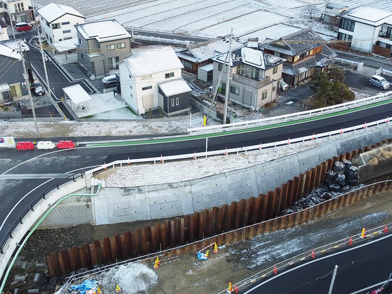 葉山川広域河川改修工事2